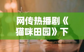 网传热播剧《猫咪田园》下架了吗?官方急需回应解读影片是否真的中止 网传热播剧《猫咪田园》下架了吗?官方急需回应解读影片是否真的中止
