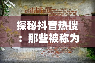 探秘抖音热搜:那些被称为同款的砖块破坏者,是如何最快速地摧毁你的创意壁垒的? 探秘抖音热搜:那些被称为同款的砖块破坏者,是如何最快速地摧毁你的创意壁垒的?