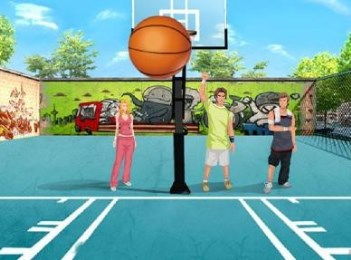 社区篮球赛小游戏：街区篮球挑战赛
